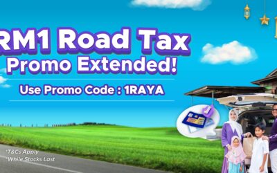 Woohoo, RM1 Road Tax Promo Is Extended!